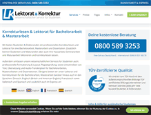 Tablet Screenshot of lektorat-korrektur.de